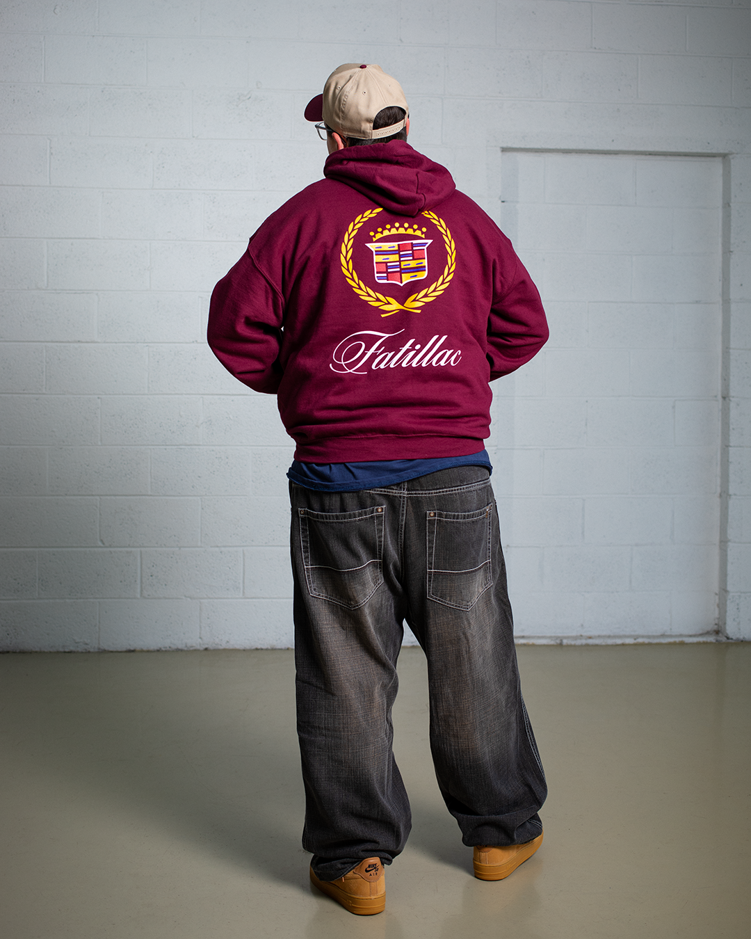 Fattilac Hoodie Maroon