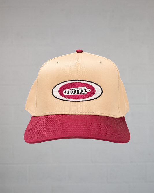 Badge Logo Hat Tan